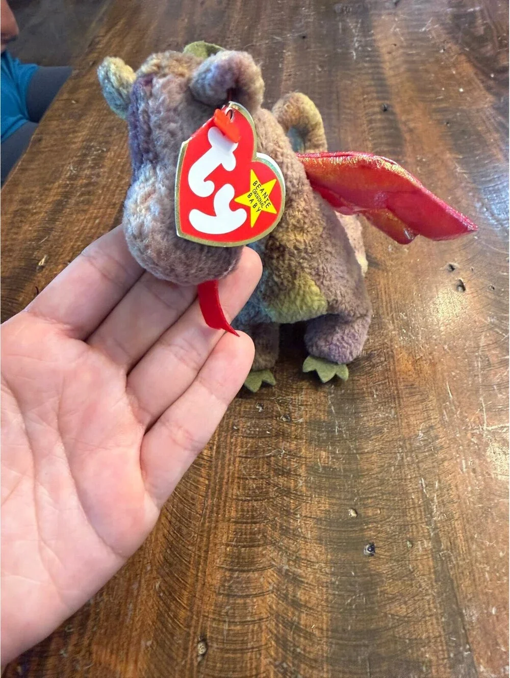 Ty Beanie Baby Scorch the Dragon Plush Toy